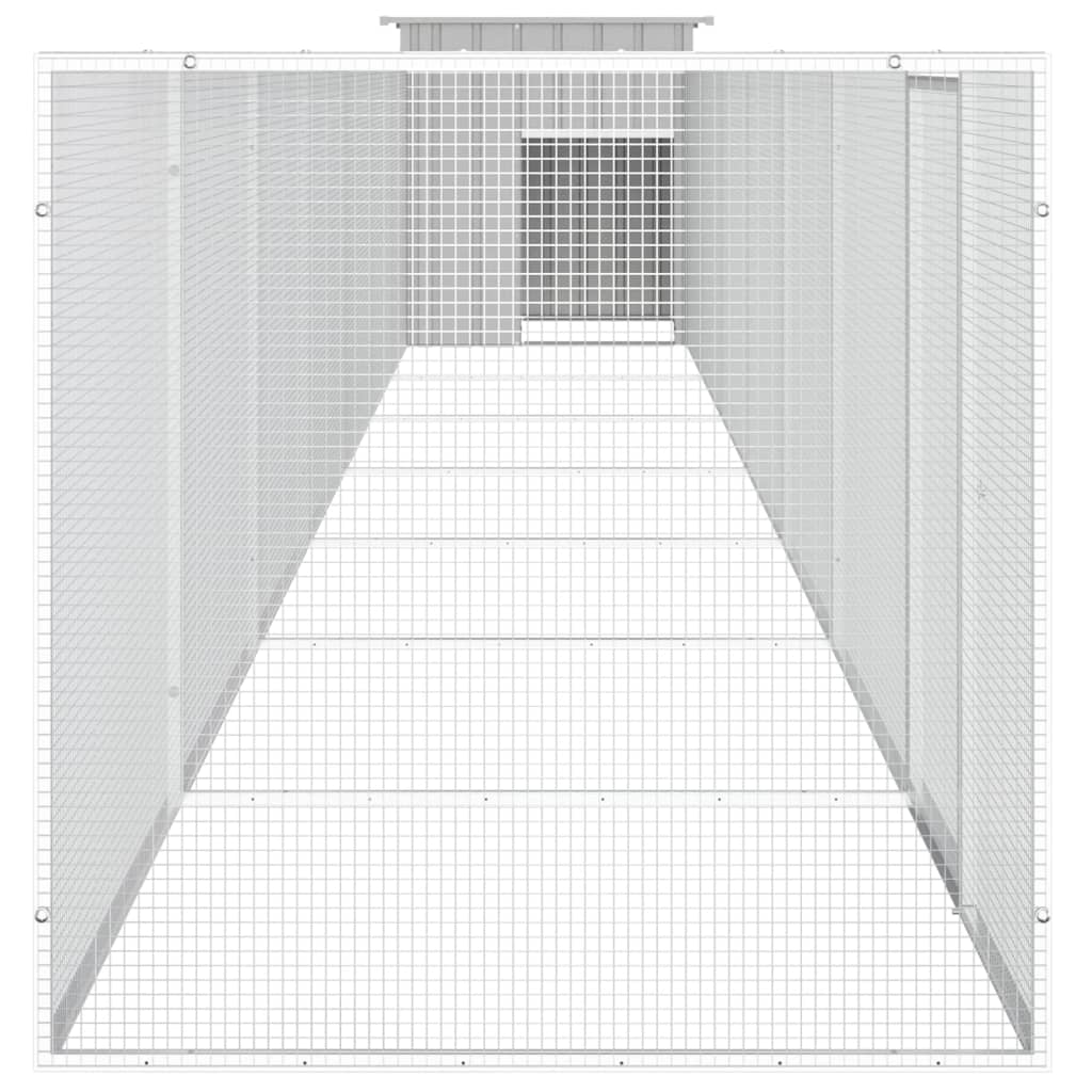 Chicken Coop Grey 800X91X100cm