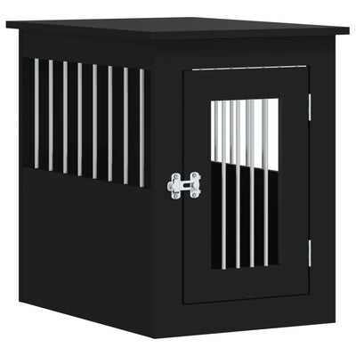 Dog Crate Furniture Black 45x62x59 cm