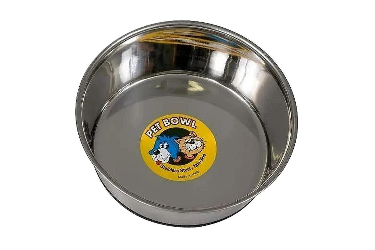 Non Skid Stainless Steel Cat Bowl 480ml