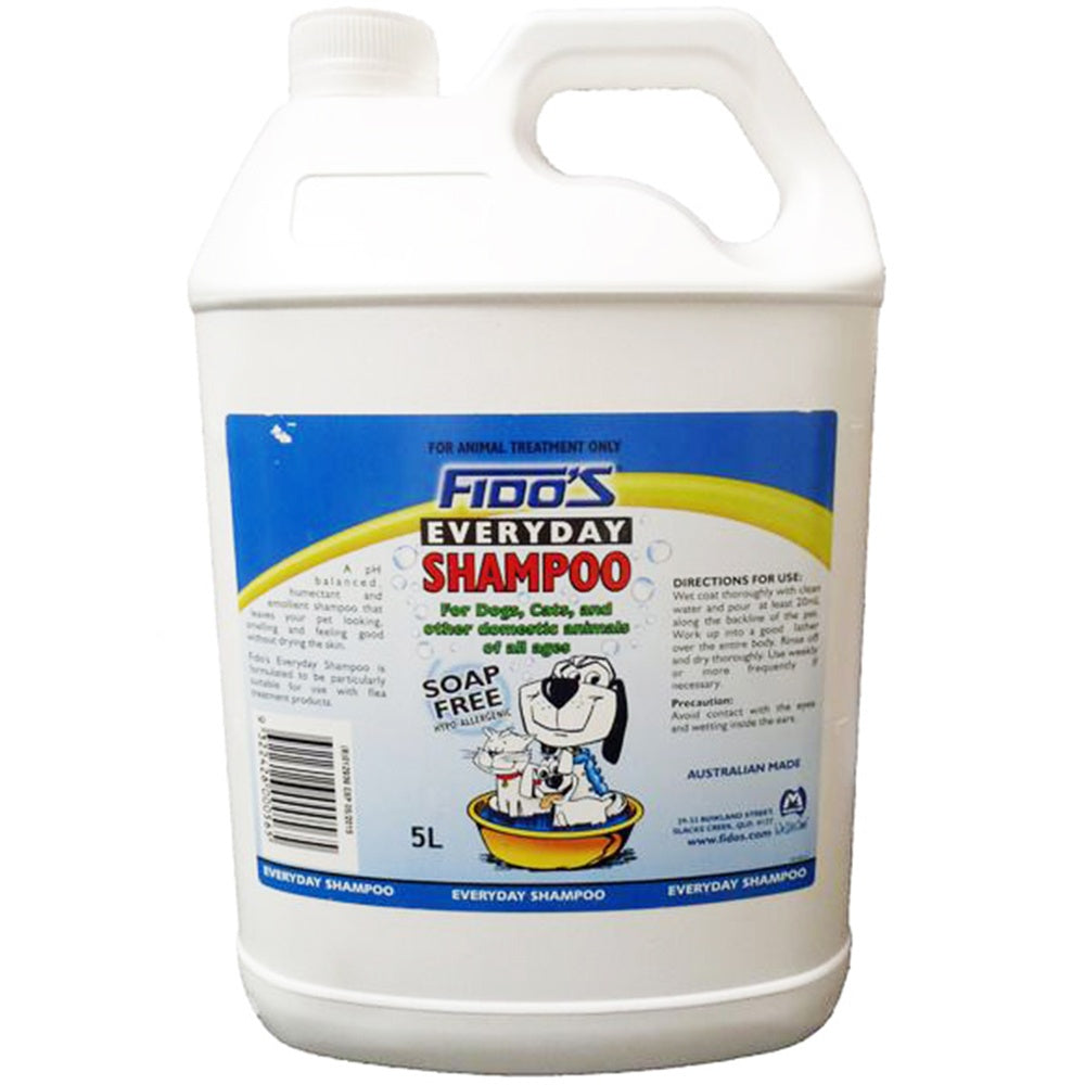 Fido's Everyday Shampoo 5L - Free Shipping