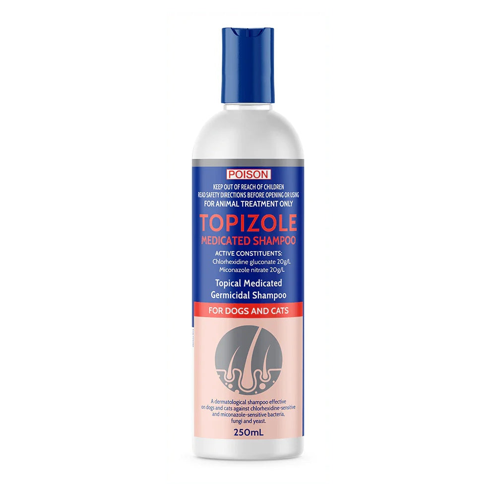 Fido's Topizole Medicated Shampoo 250ml - Free Shipping