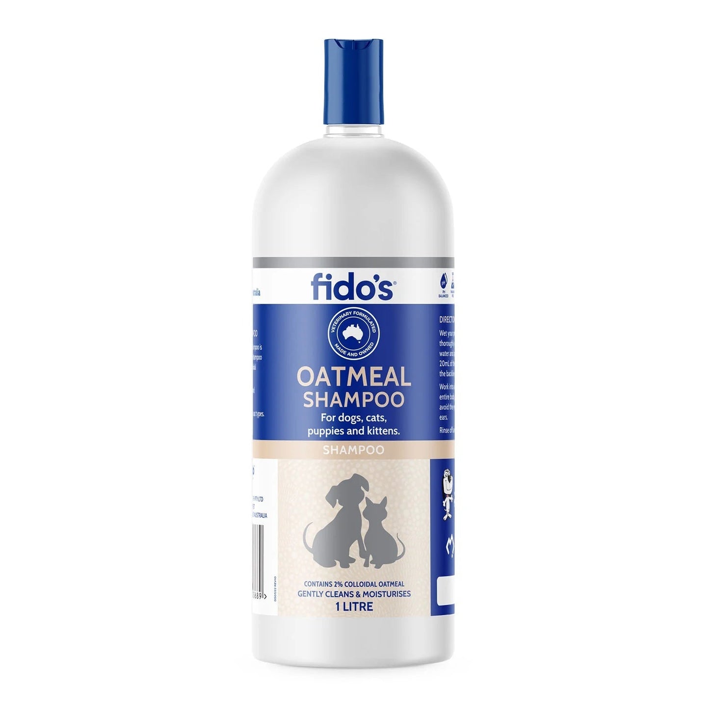 Fido's Oatmeal Shampoo 1L - Free Shipping