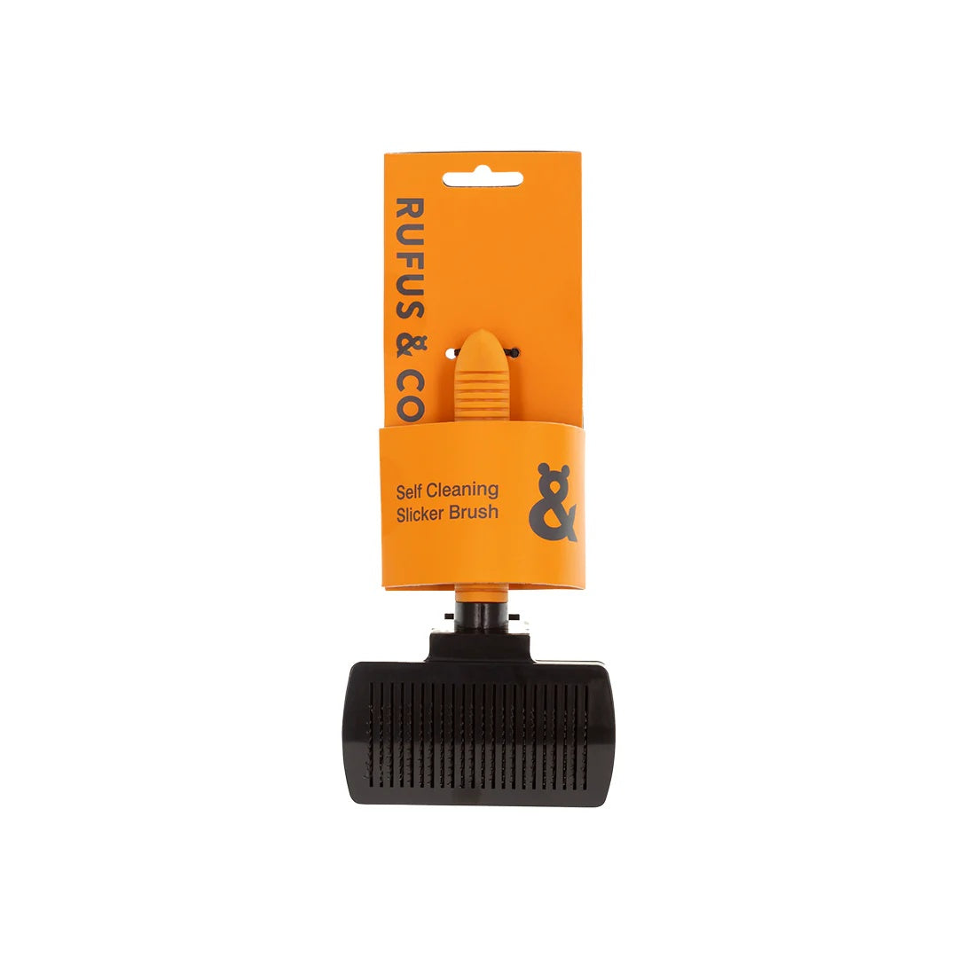 Rufus and Coco Self Cleaning Slicker Brush - Free Shipping