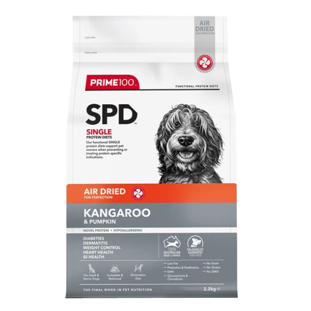 Prime100 Spd Air Dried Kangaroo & Pumpkin 2.2kg