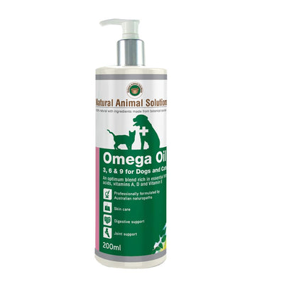 Nas Omega 3 6 & 9 Oil For Dogs & Cats 200ml