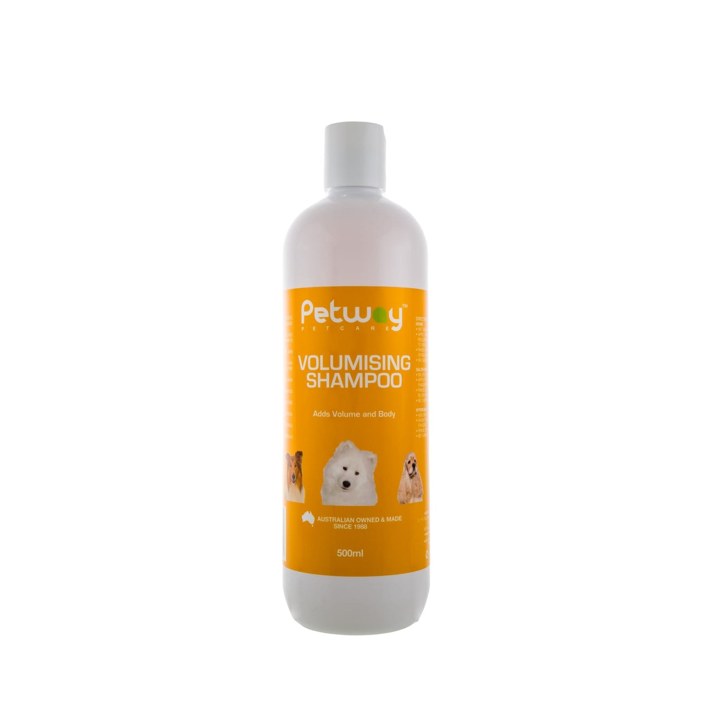 Petway Petcare Volumising Shampoo 500ml - Free Shipping