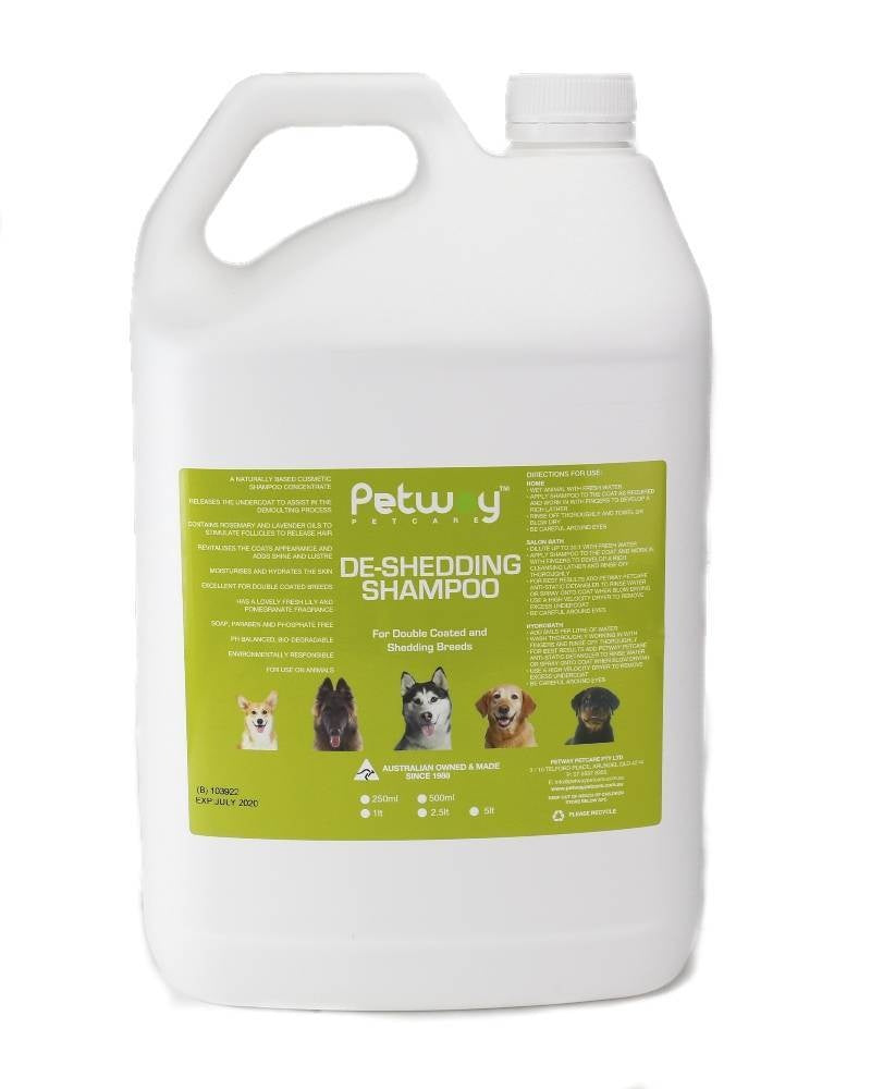 Petway Petcare De Shedding Shampoo 5L - Free Shipping