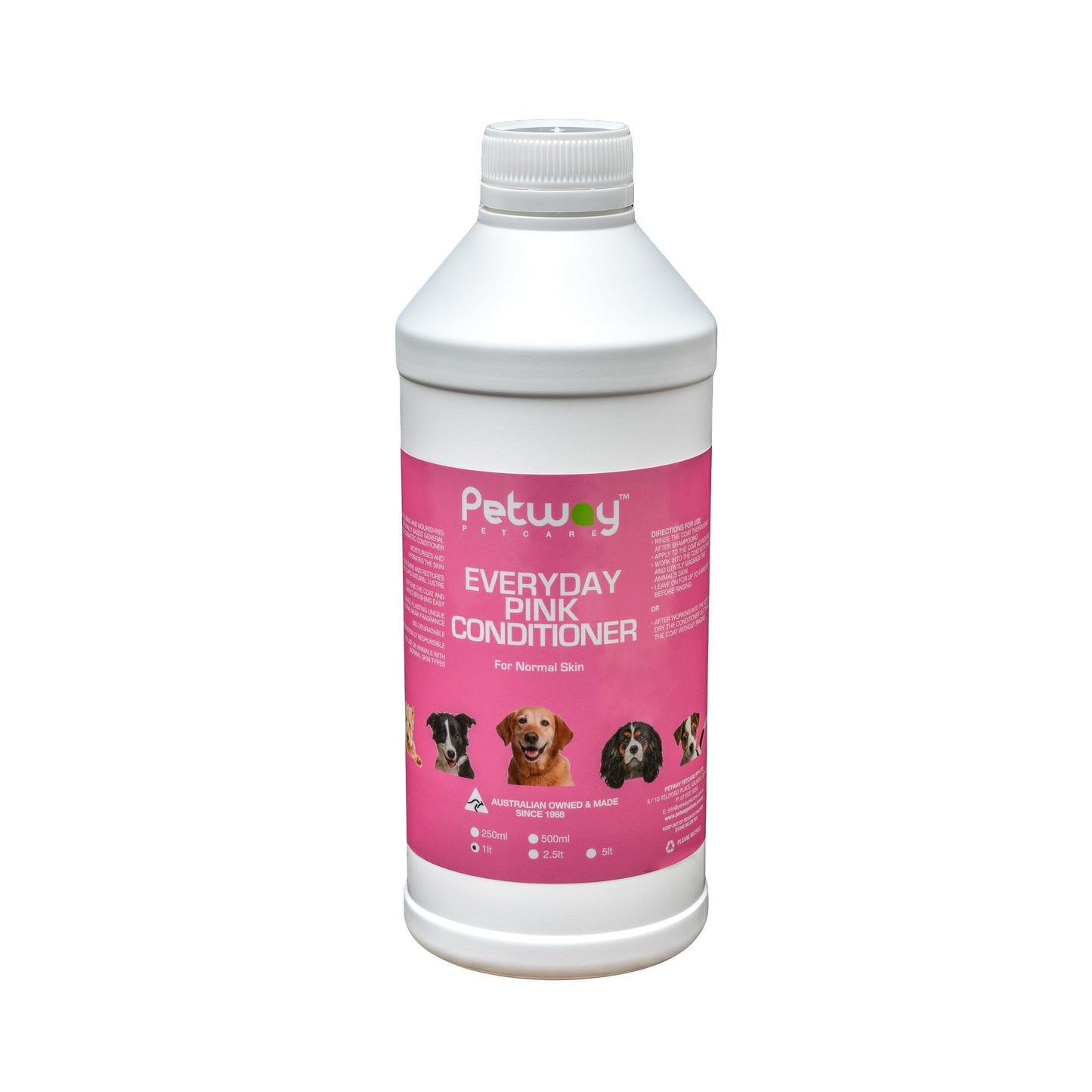 Petway Petcare Pink Conditioner 1L - Free Shipping
