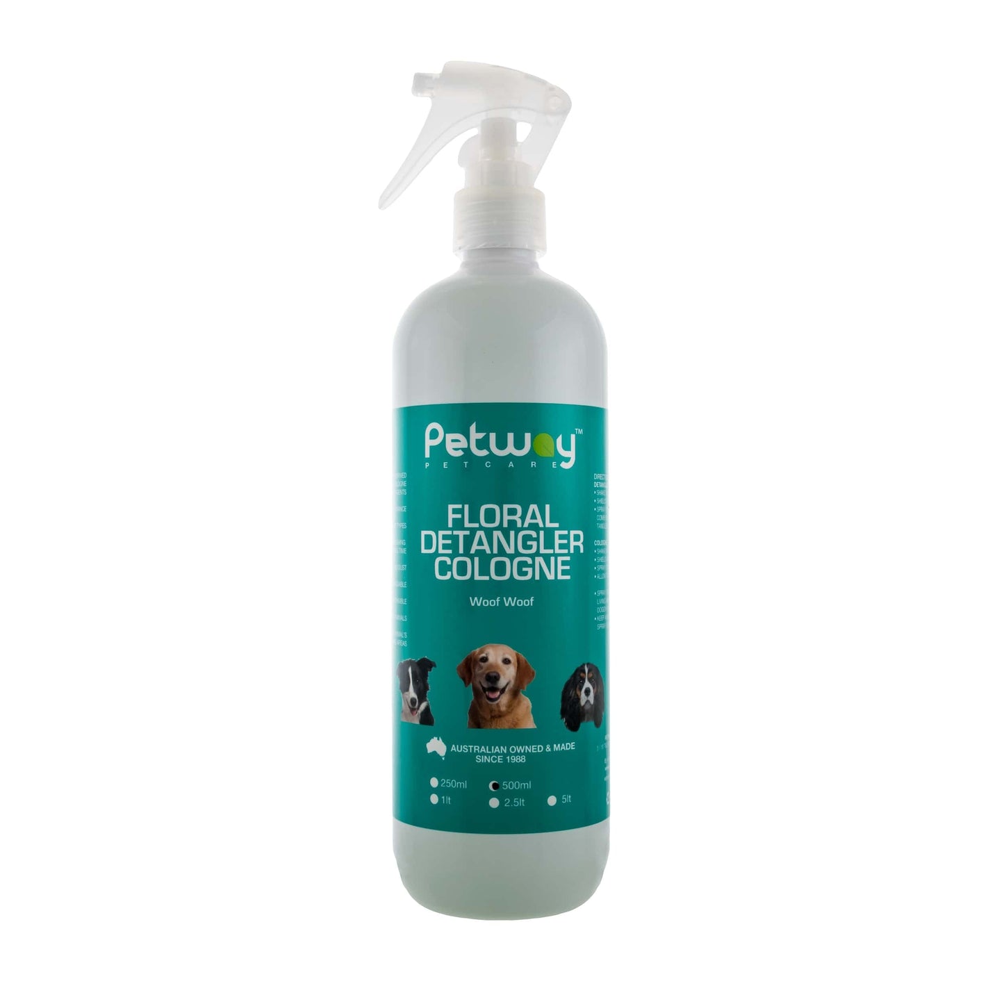 Petway Petcare Floral Detangler Cologne 500ml - Free Shipping