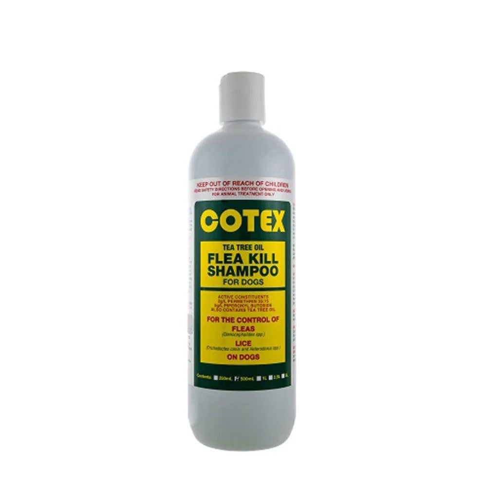 Cotex Tea Tree Oil Flea Kill Shampoo 500ml - Free Shipping