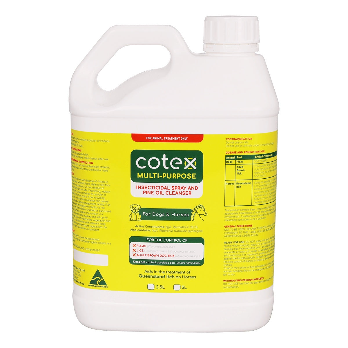 Cotex Multi Purpose Insecticidal Spray 5L - Free Shipping