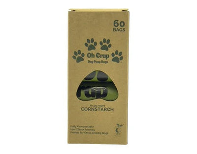 Oh Crap Compostable Dog Poop Bags 60 Pack