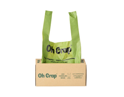 Oh Crap Compostable Dog Poop Bags With Handles 200 Bags