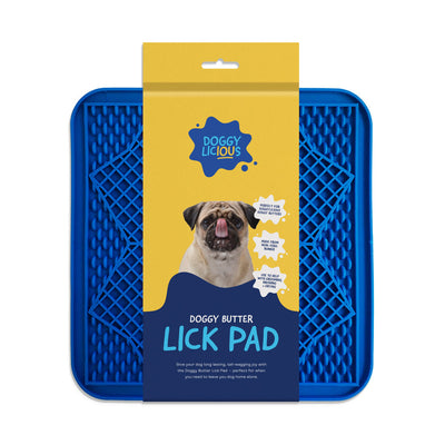 DOGGYLICIOUS DOGGY BUTTER LICK PAD BLUE