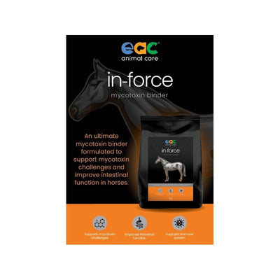 Eac Animal Care In-Force Broad Spectrum Mycotoxin Binder For Horses 1kg