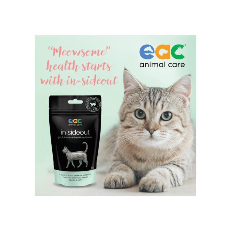 Eac Animal Care In-Sideout Gut & Immune Health Optimiser For Cats 40g