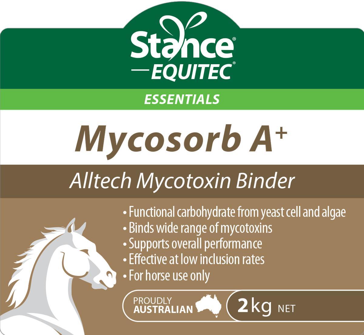 Stance Equitec Mycosorb A+ Horses Alltech Mycotoxin Binder 1kg