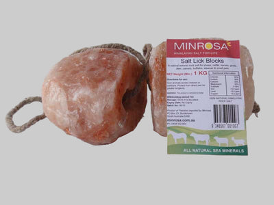 Minrosa Pet Salt Lick With Rope