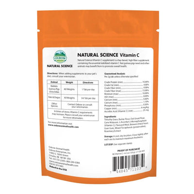 Oxbow Natural Science Vitamin C 120g