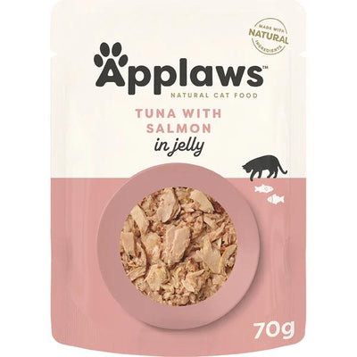 APPLAWS CAT JELLY POUCH - TUNA & SALMON 70G 16PK