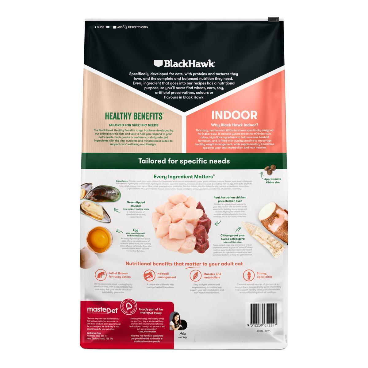 Black Hawk Cat Healthy Benefits Indoor Chicken 8kg