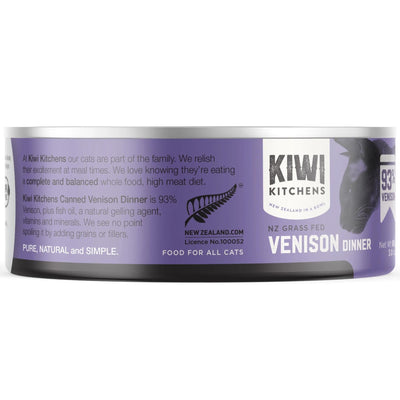 Kiwi Kitchens Cat Venison 170g 18pk