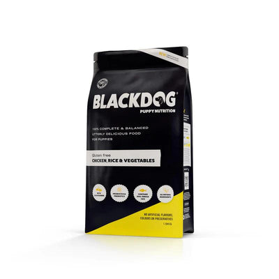 BLACK DOG PUPPY CHICKEN & RICE 1.5KG