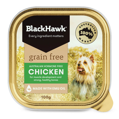 BLACK HAWK GRAIN FREE CHICKEN 100G 9PK
