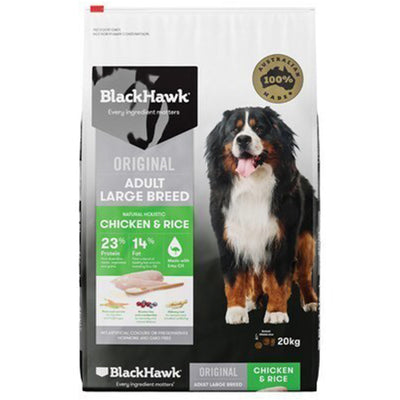 BLACK HAWK ADULT LARGE BREED CHICKEN 20KG