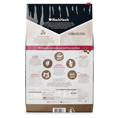 Black Hawk Work Dog Lamb/Beef 20kg