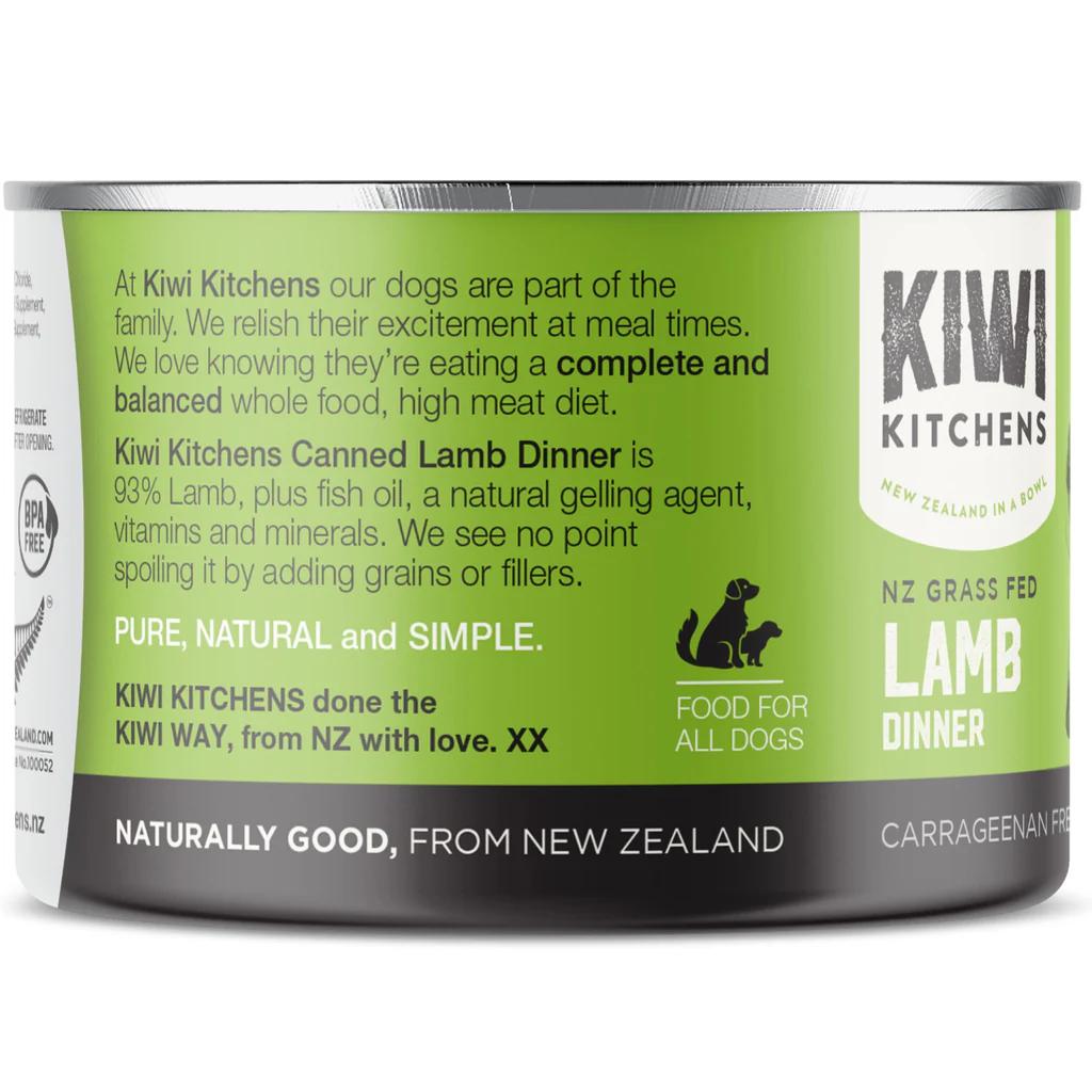 Kiwi Kitchens Dog Lamb 375g 9pk