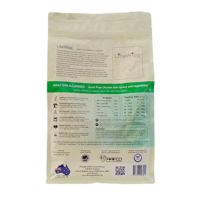 Lifewise Chicken With Turkey And Vegetable Grain Free 18kg