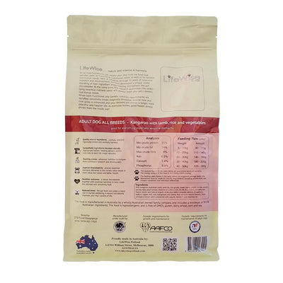 Lifewise Wild Kangaroo With Lamb Rice And Vegetable 18kg