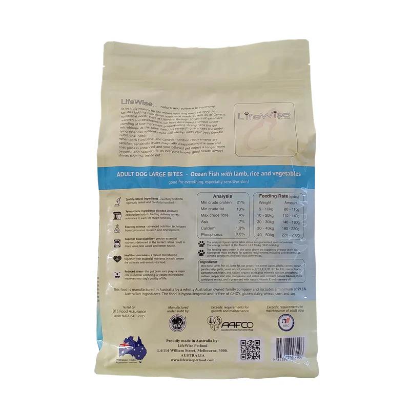 Lifewise Ocean Fish With Lamb Dry Dog Food 9kg