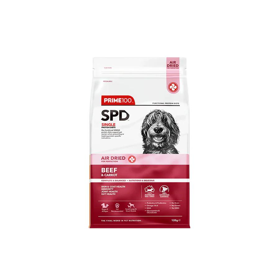 PRIME SPD AIR DRIED BEEF & CARROT 120G