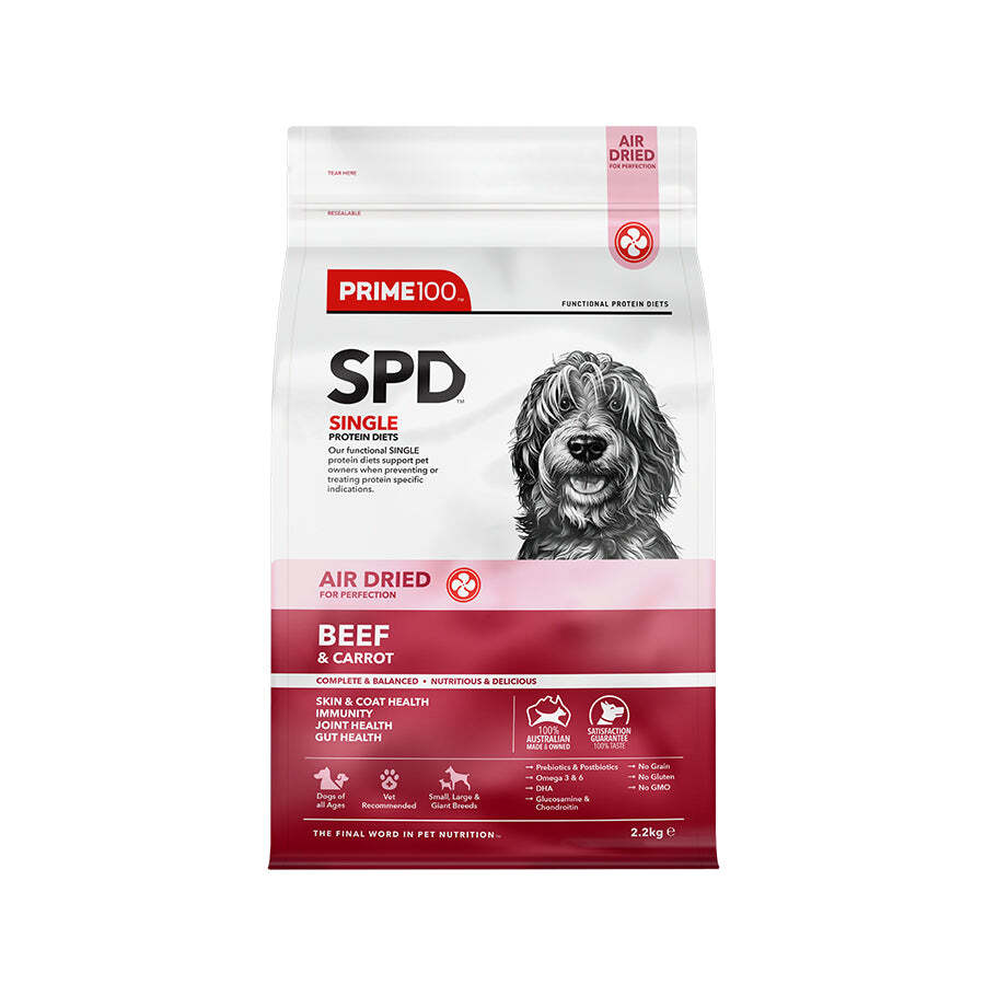 Prime Spd Air Dried Beef & Carrot 2.2kg