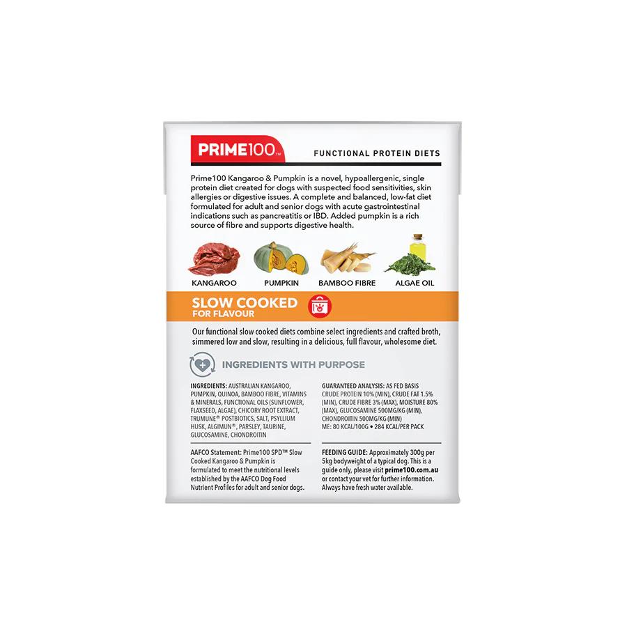 Prime Spd Slow Cooked Kangaroo & Pumpkin 354g 12pk