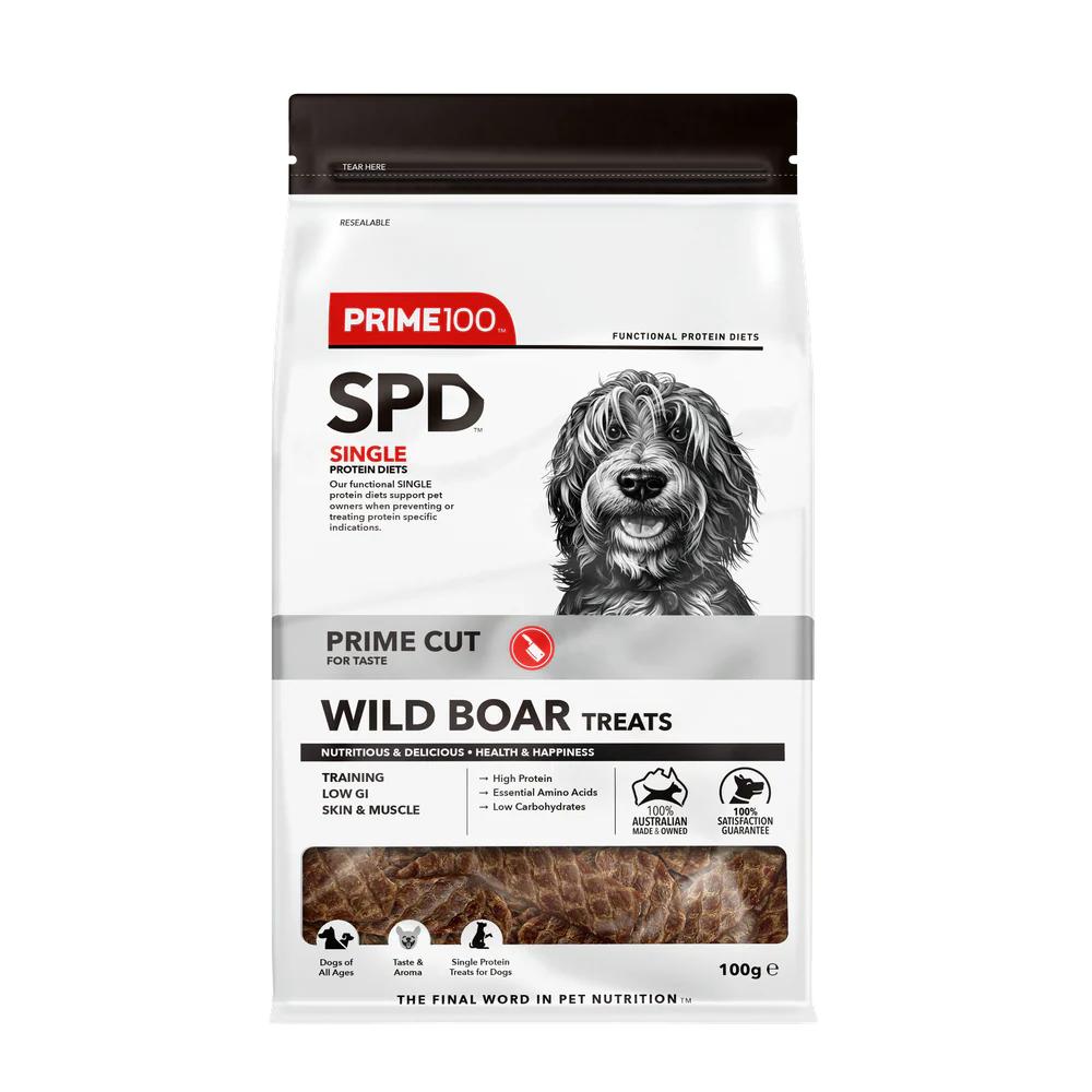 PRIME 100 SPD WILD BOAR PRIME CUT TREAT 100G