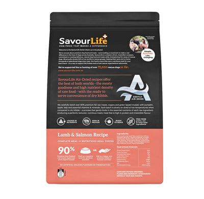 Savourlife Air-Dried Adult Lamb & Salmon Recipe 1kg