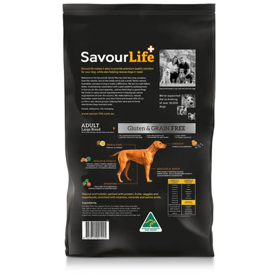 Savourlife Grain-Free Adult Lge Breed Fish 15kg