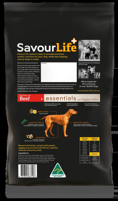 Savourlife Essentials Adult Beef 15kg