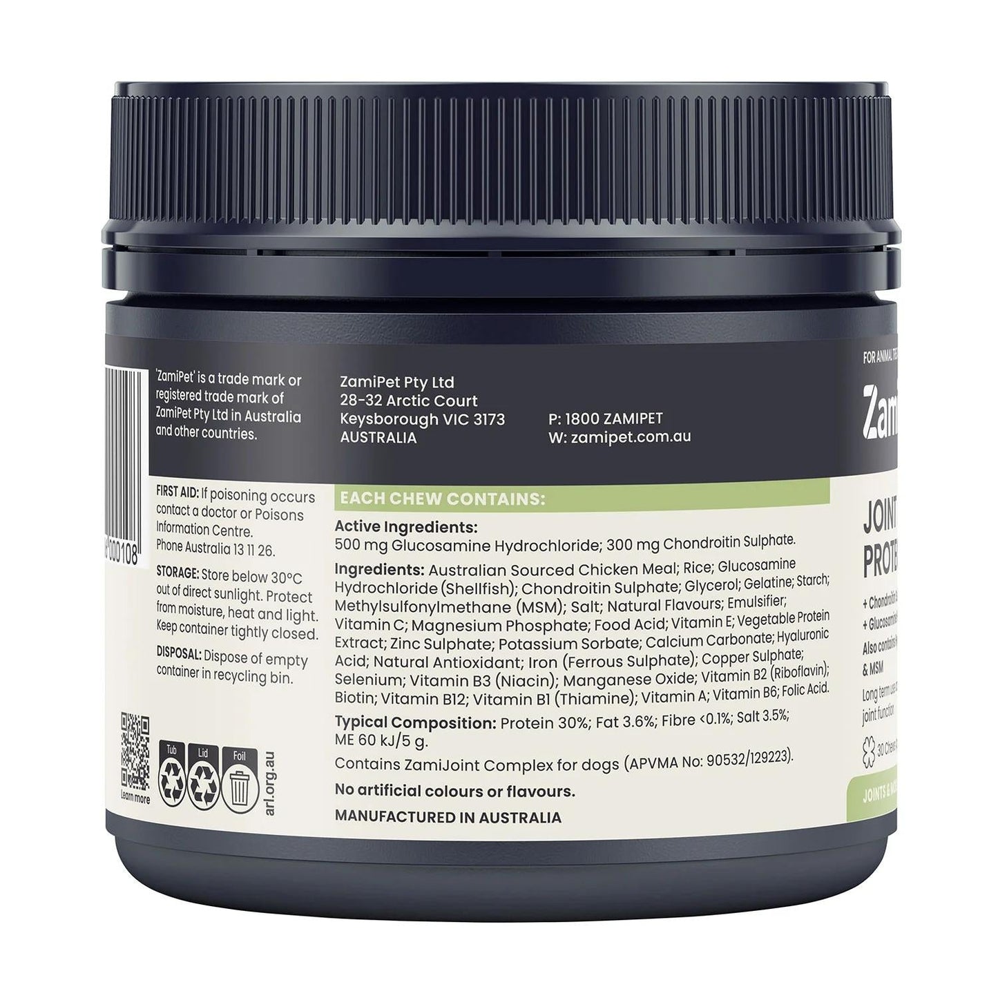 Zamipet Joint Protect Chews 150g 30pk