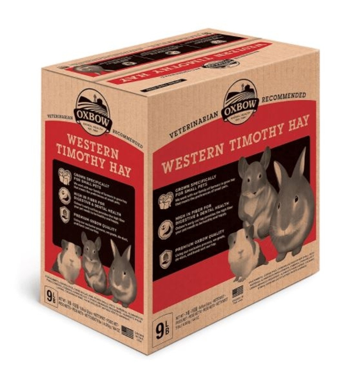 Oxbow All-Natural Western Timothy Hay 4kg