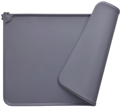 All Fur You Silicone Pet Feeding Mat Grey