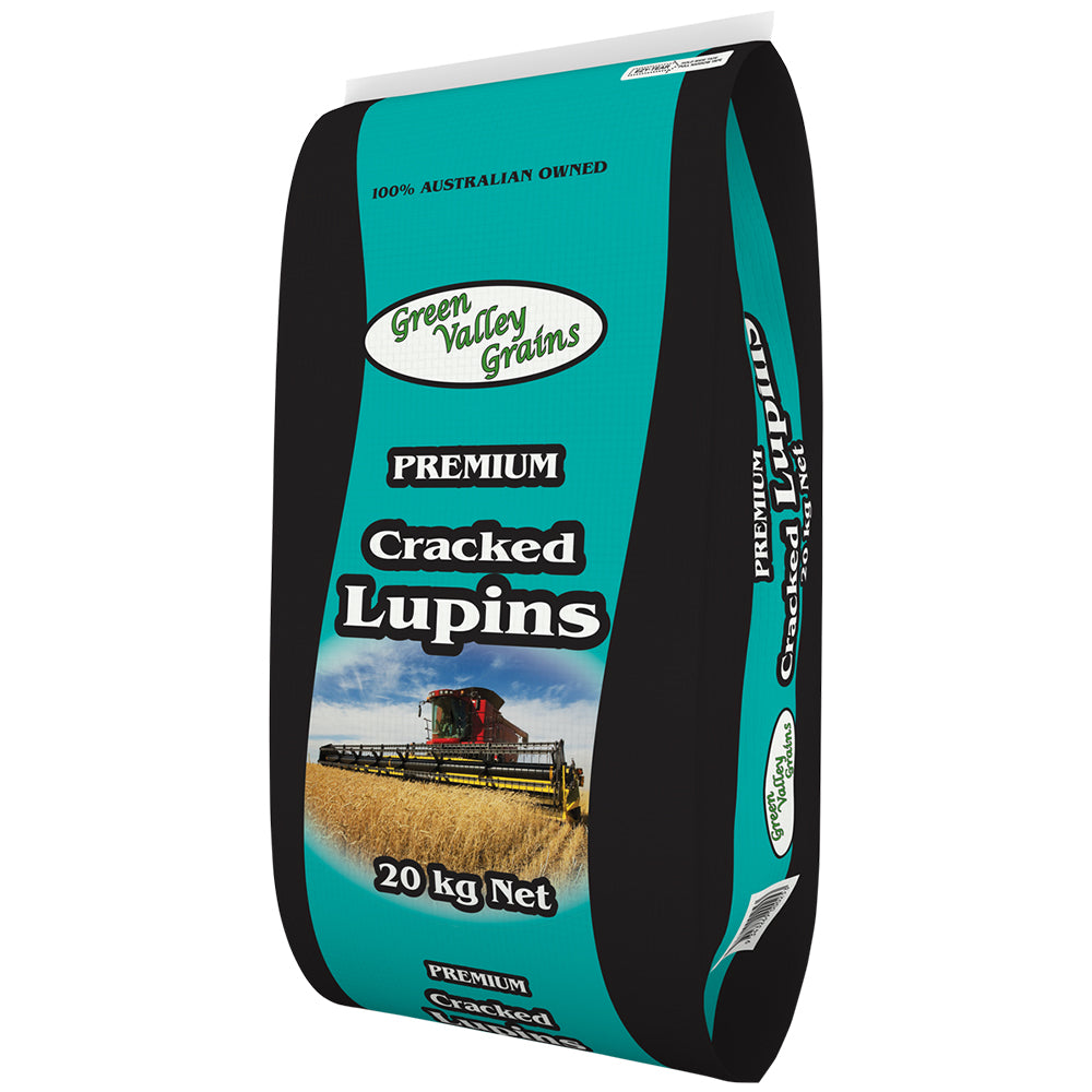 Green Valley Lupins Cracked Animal Feed Supplement 20kg