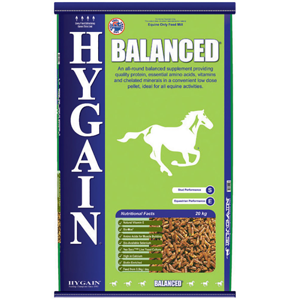 Hygain Balanced Horses Dietary Feed Supplement 20kg