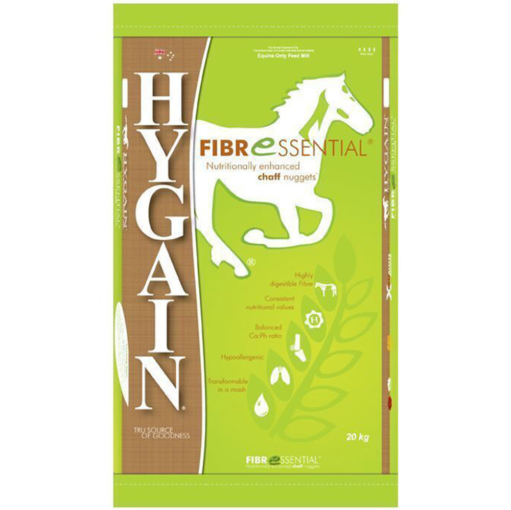 Hygain Fibreesential Horses Nutritionally Enhanced Chaff Nuggets 20kg
