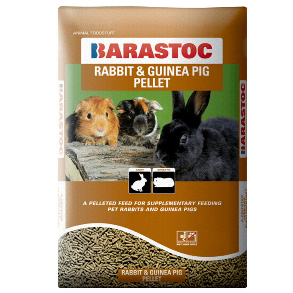 Barastoc Rabbit & Guinea Pig Pellets Feed Snacking Treat 20kg