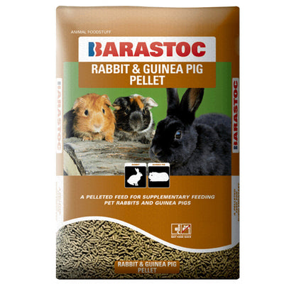 Barastoc Rabbit & Guinea Pig Pellets Feed Snacking Treat 20kg
