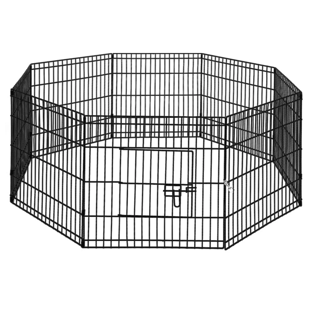 8 Panel Dog Playpen Cage Fence - 36 / 90cm